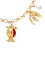 Pancy Pomegrante Flower Necklace - Image 7