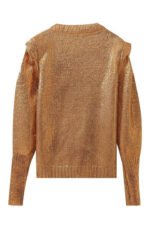 Paula Metallic Padded Knit Sweater - Image 7