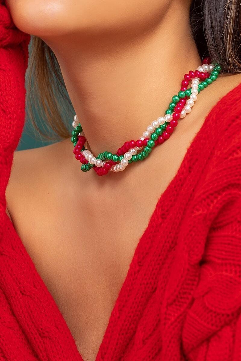 pearl-woven-chain-necklace-sa00611141914-multi-sunfere-464829 Pearl Woven Chain Necklace - Image 1