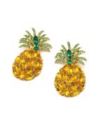 Pineapple Diamante Drop Earrings - Image 5