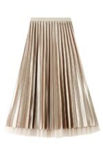 Reversible Two-way Pleated Midi Skirt - Image 3