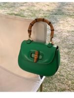 Riva Bamboo Handle Saddle Bag - Image 4