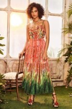 Sally Multicolor Tiered Maxi Dress - Image 4