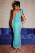Setlla Sequins Bowknot Slit Maxi Dress - Image 5