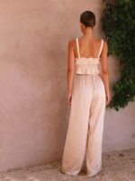 Sherry Gathered Silky Lounge Set - Image 18