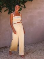 Sherry Gathered Silky Lounge Set - Image 8