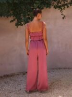 Sherry Gathered Silky Lounge Set - Image 13