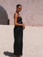 Sherry Gathered Silky Lounge Set - Image 4