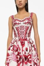 Sibyl Printed Shirred Strap Maxi Dress - Image 4