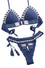 Sienna Knit Retro Cowry Bikini - Image 5