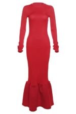 Teresa Long-sleeves Mermaid Maxi Dress - Image 4