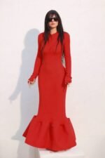 Teresa Long-sleeves Mermaid Maxi Dress - Image 2