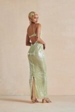 Vita Backless Sequins Slip Maxi Dress - Image 2