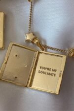 ‘You're My Soulmate’ Openable Constellation Book Necklace - Image 5