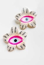 Athens Blossom Studs-Neon - Image 2