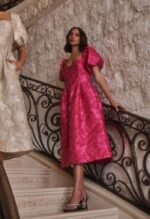 Danica Jacquard Dress - Image 4