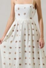 Cerise Shells Midi Dress - Image 2