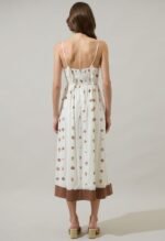 Cerise Shells Midi Dress - Image 4