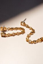 Chloe Chain Studs-Gold - Image 3