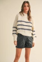 Color Popped Sweater Top