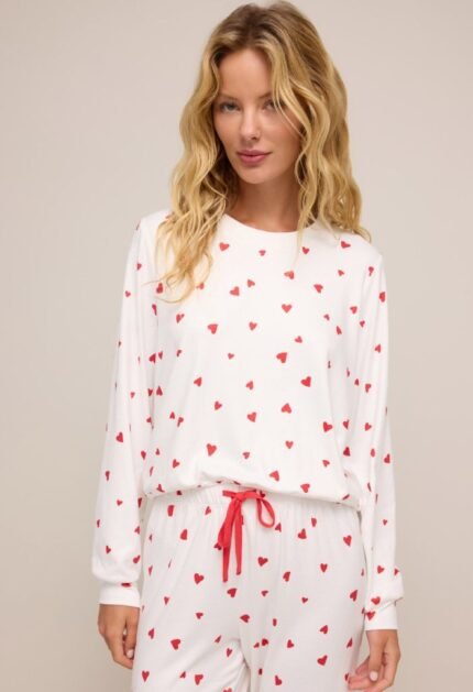 Classic Heart LS Top-Rendezvous Red