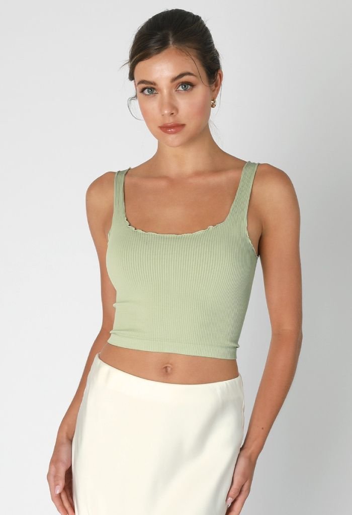 12125-21-CourtneyCropTop-Sage-1.jpg Courtney Crop Top-Sage - Image 1