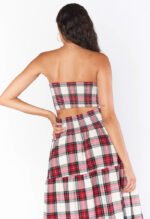 Bow Top-Winter Plaid - Image 3