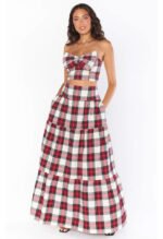 Bow Top-Winter Plaid - Image 4