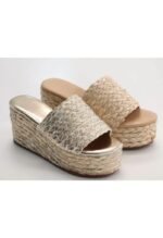 Amber Straw Wedges - Image 2
