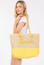 Beach Please Tote-Yellow - Image 2