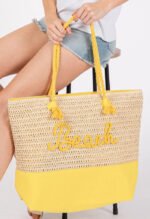 Beach Please Tote-Yellow - Image 3