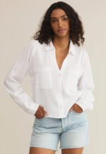 Campo Button Up Gauze Top - Image 2