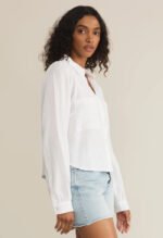 Campo Button Up Gauze Top - Image 4