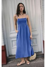 Beachside Midi Dress-Riviera - Image 5