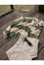 Classic Hi-Rise Denim Short-Off White - Image 8