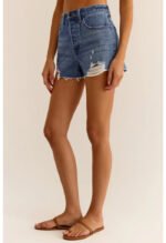 Classic Hi-Rise Denim Short-Vintage Indigo - Image 2
