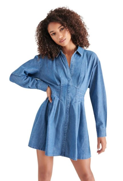 Aria Dress-Chambray