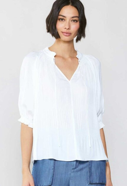 Bella Blouse-White
