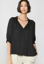 Bella Blouse-Black