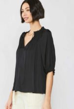 Bella Blouse-Black - Image 2