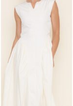 Chloe Pleat Dress - Image 3