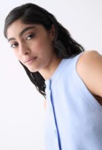 Almada Knit Vest-Sky Blue - Image 2