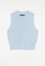 Almada Knit Vest-Sky Blue - Image 5
