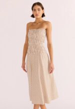 Artemis Shirred Midi Dress - Image 2