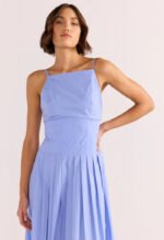Avalon Midi Dress-Jacaranda Blue