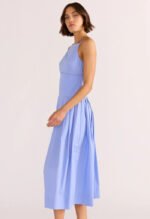 Avalon Midi Dress-Jacaranda Blue - Image 3