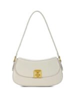 Arch Buckle Twist Lock Bag-Bone