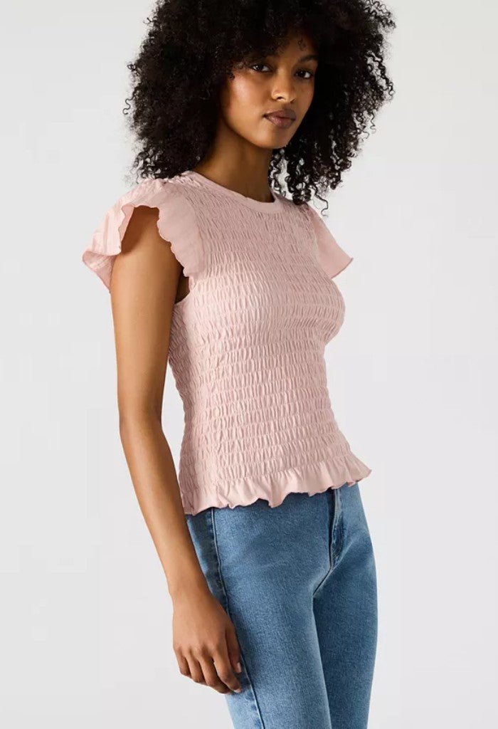 61425-10-CecileTop-PaleRosette-1.jpg Cecilie Top-Pale Rosette - Image 1