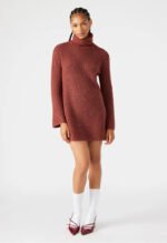 Abbie Sweater Dress-Baked Apple - Image 5