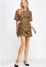 Aries Mini Dress-Leopard - Image 4
